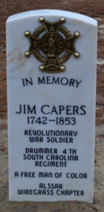 Memorial Marker Jim Capers
